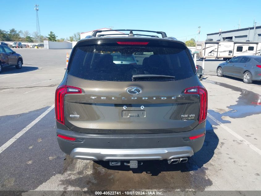 2020 Kia Telluride Sx VIN: 5XYP5DHC8LG091569 Lot: 40522741