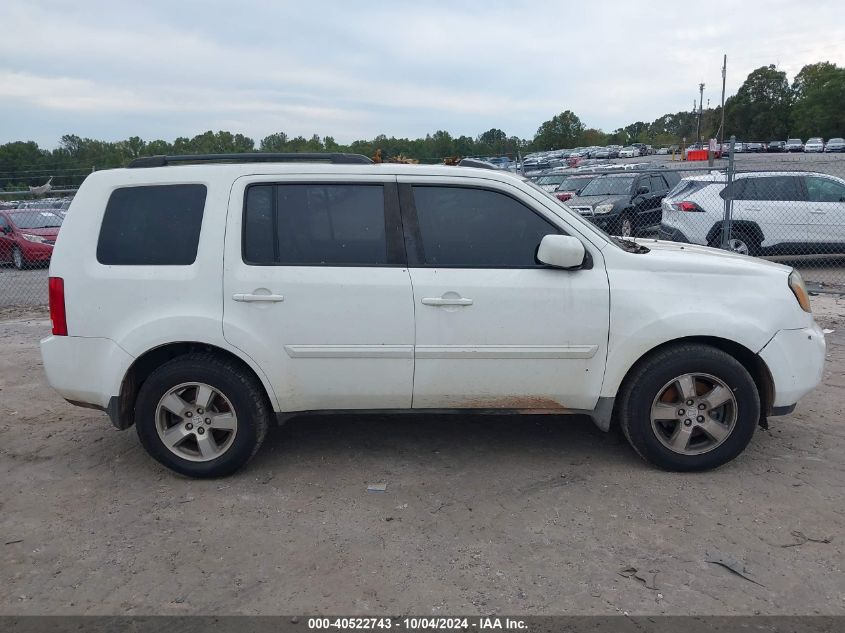 2010 Honda Pilot Ex-L VIN: 5FNYF3H61AB007781 Lot: 40522743