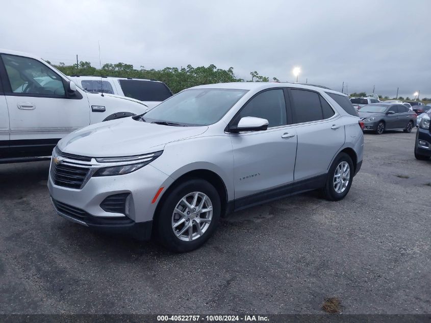 2022 CHEVROLET EQUINOX FWD LT - 2GNAXKEV9N6102807