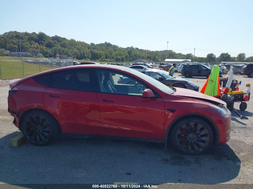 2023 Tesla Model Y Awd/Performance Dual Motor All-Wheel Drive VIN: 7SAYGDEF2PF972183 Lot: 40522765