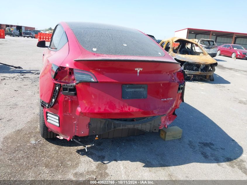 2023 Tesla Model Y Awd/Performance Dual Motor All-Wheel Drive VIN: 7SAYGDEF2PF972183 Lot: 40522765