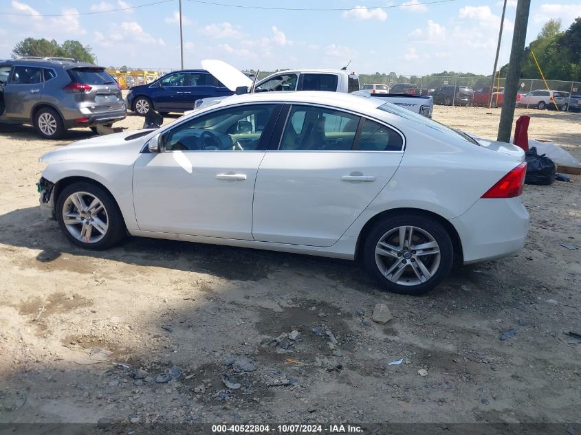 2015 Volvo S60 T5 Platinum VIN: YV140MFM9F2364394 Lot: 40522804