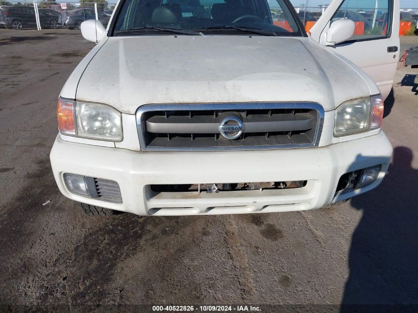 2002 Nissan Pathfinder Le VIN: JN8DR09Y62W720729 Lot: 40522826