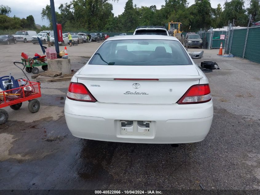 2000 Toyota Camry Solara Se VIN: 2T1CG22PXYC399161 Lot: 40522866