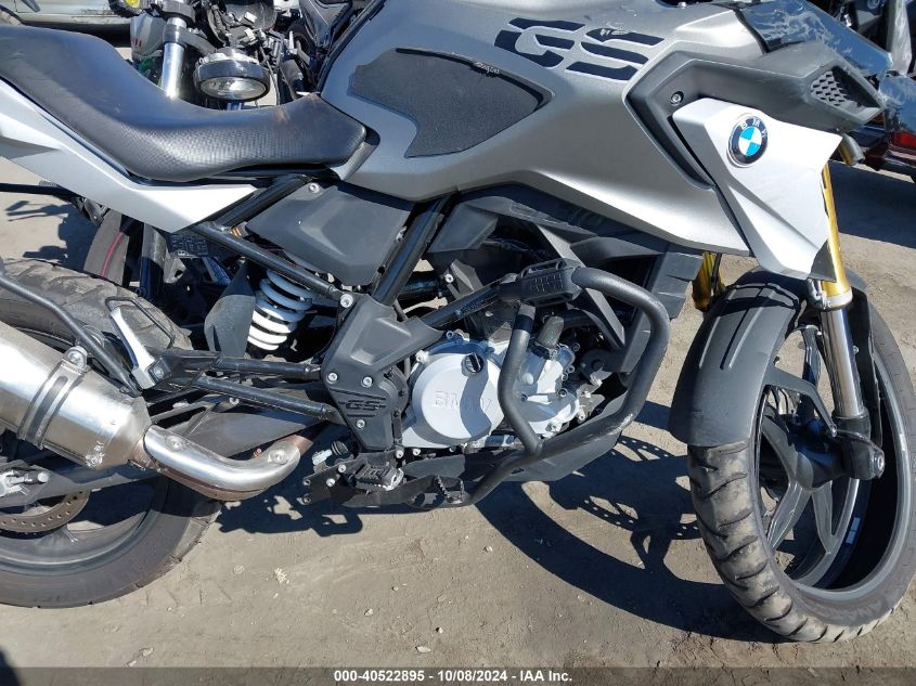 2019 BMW G310 Gs VIN: WB30G1200KR825702 Lot: 40522895