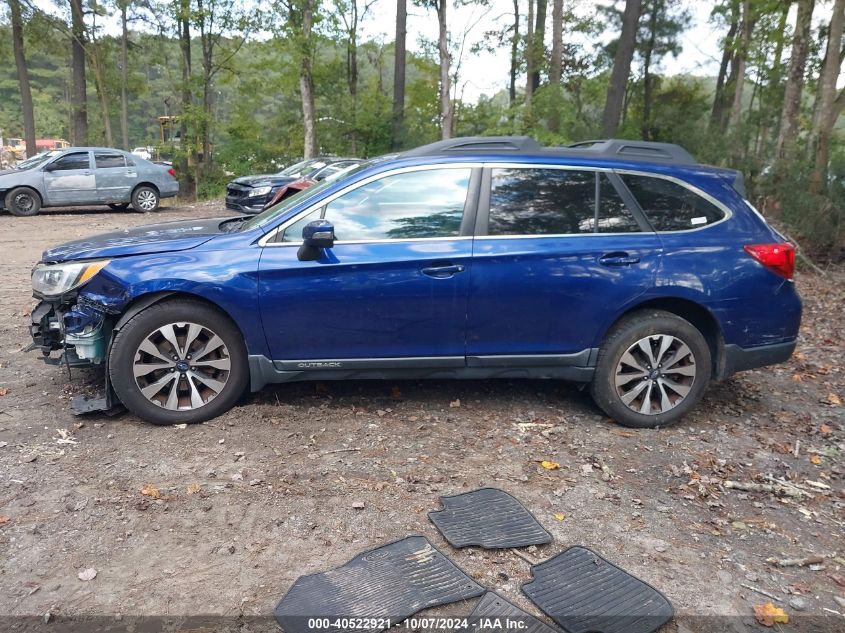 2015 Subaru Outback 3.6R Limited VIN: 4S4BSENC1F3329599 Lot: 40522921