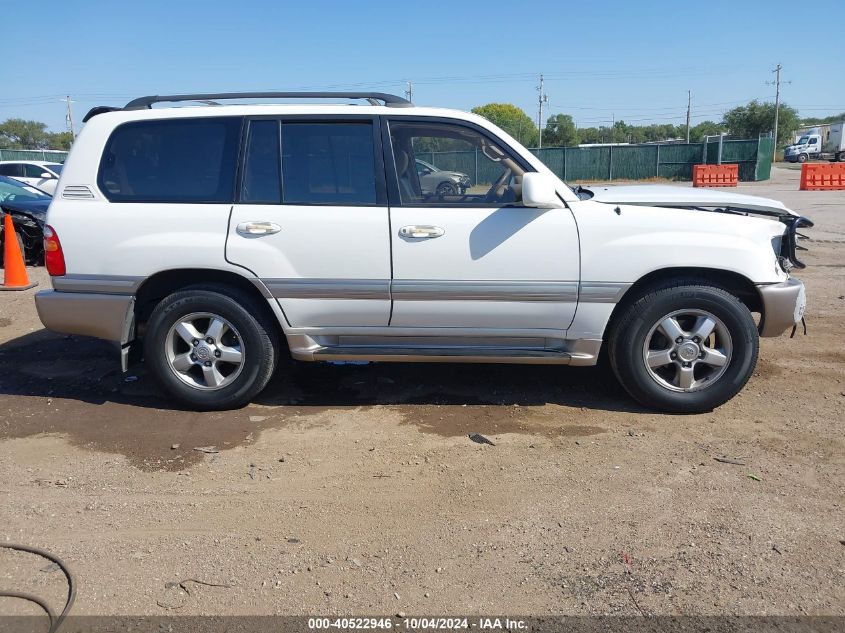 2001 Toyota Land Cruiser VIN: JTEHT05J312012916 Lot: 40522946