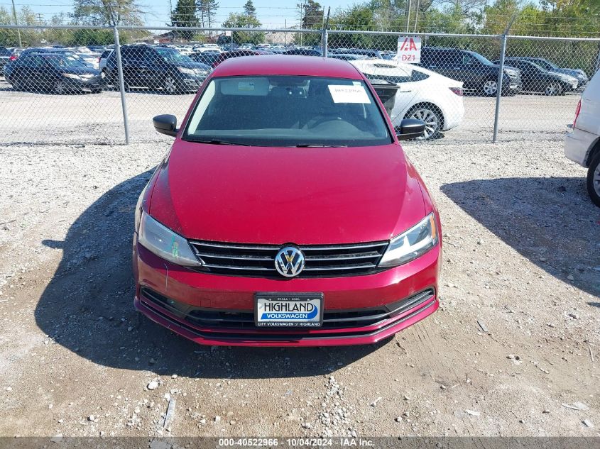 2016 Volkswagen Jetta 1.4T S VIN: 3VW267AJXGM403687 Lot: 40522966