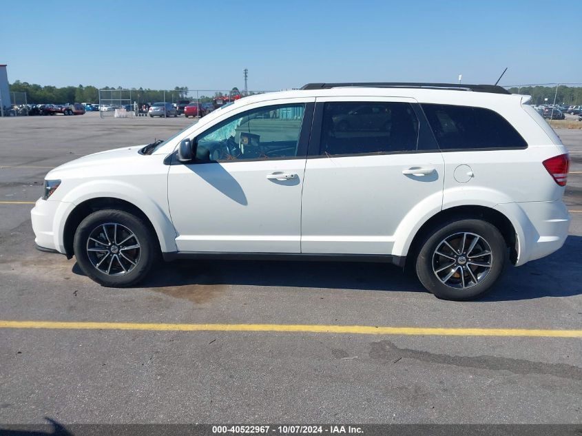 2018 Dodge Journey Se VIN: 3C4PDCAB5JT145267 Lot: 40522967