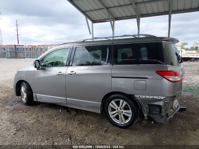 JN8AE2KP5C9047749 2012 Nissan Quest Sl