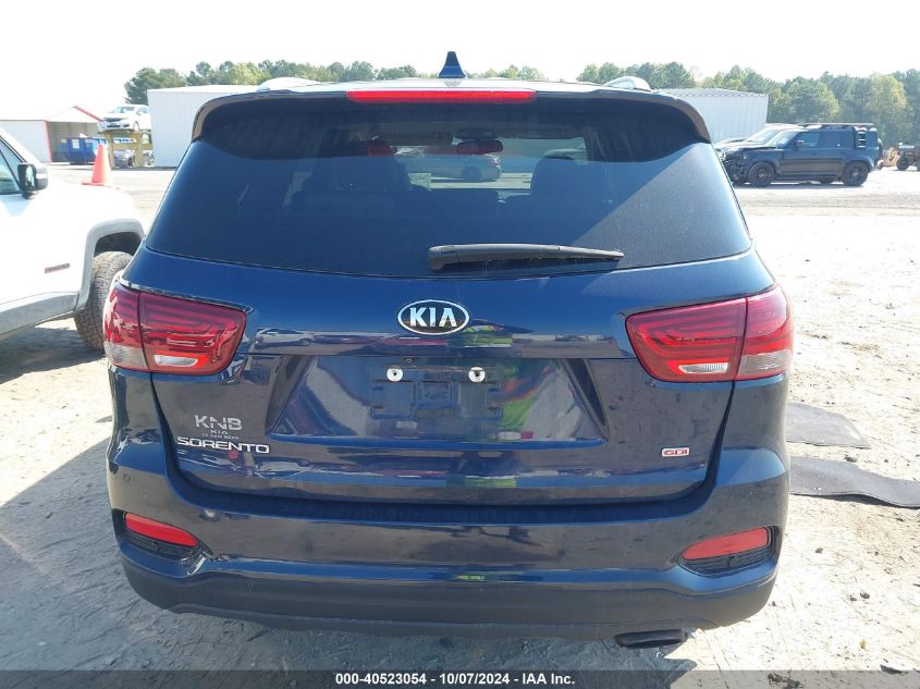 5XYPGDA33KG440978 2019 Kia Sorento 2.4L Lx