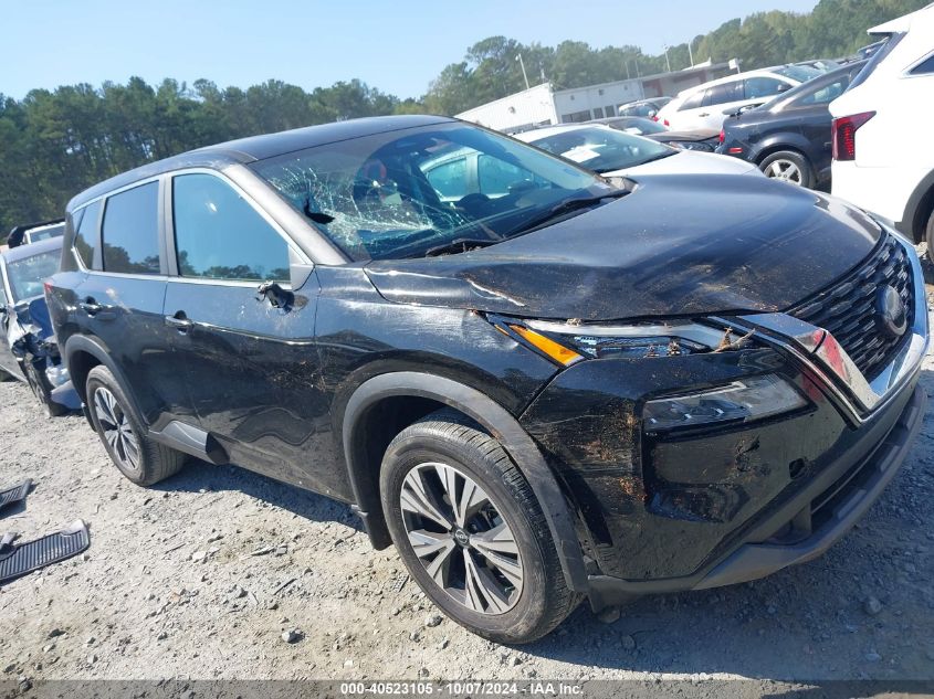 2022 Nissan Rogue Sv Fwd VIN: 5N1BT3BA9NC734760 Lot: 40523105