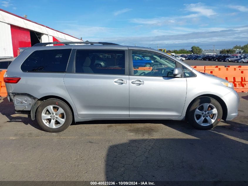 2015 Toyota Sienna Le/Le 8 Passenger VIN: 5TDKK3DC6FS548289 Lot: 40523236