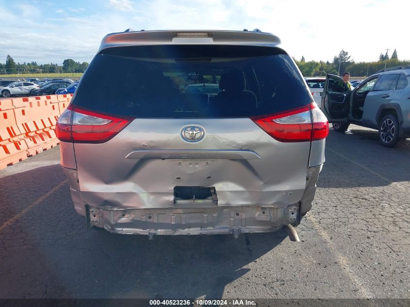 2015 Toyota Sienna Le/Le 8 Passenger VIN: 5TDKK3DC6FS548289 Lot: 40523236