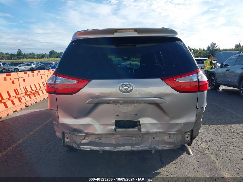 2015 Toyota Sienna Le/Le 8 Passenger VIN: 5TDKK3DC6FS548289 Lot: 40523236