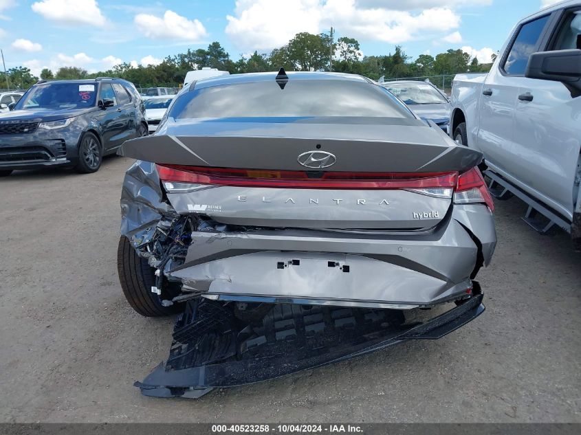 2023 Hyundai Elantra Hybrid Limited VIN: KMHLN4AJ2PU074211 Lot: 40523258