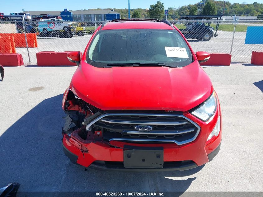 2019 Ford Ecosport Se VIN: MAJ6S3GLXKC282645 Lot: 40523269