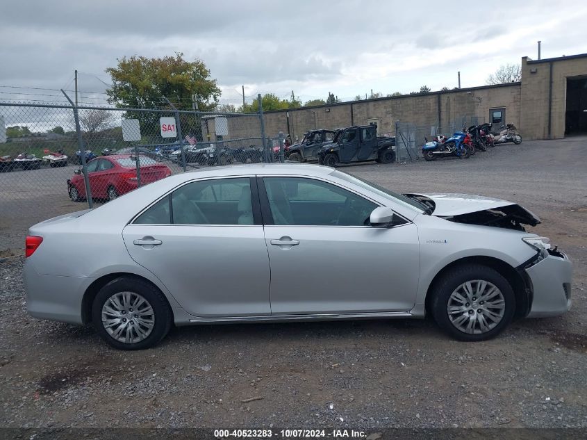 4T1BD1FK4CU061677 2012 Toyota Camry Hybrid Le