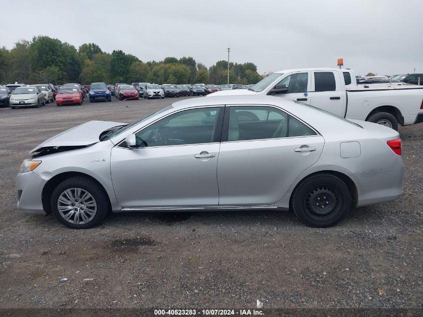 4T1BD1FK4CU061677 2012 Toyota Camry Hybrid Le