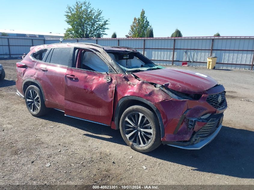 5TDLZRBH2MS098350 2021 TOYOTA HIGHLANDER - Image 1