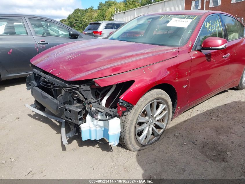 2014 Infiniti Q50 Premium VIN: JN1BV7ARXEM705617 Lot: 40523414