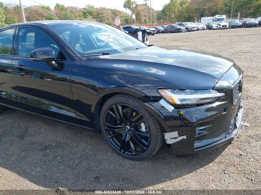 2023 Volvo S60 B5 Plus Black Edition VIN: 7JRL12FT3PG231887 Lot: 40523426