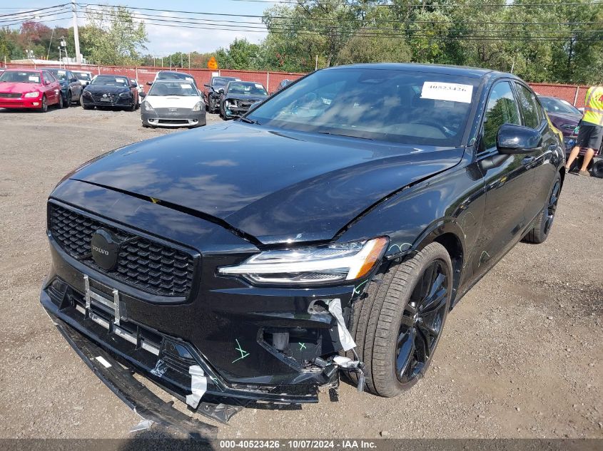 2023 Volvo S60 B5 Plus Black Edition VIN: 7JRL12FT3PG231887 Lot: 40523426