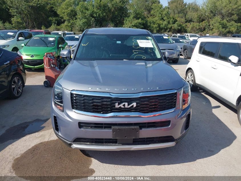 2022 Kia Telluride Lx VIN: 5XYP24HC8NG298782 Lot: 40523448