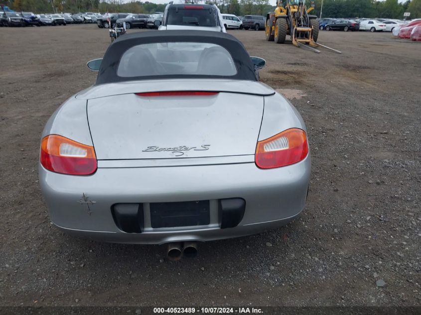 2002 Porsche Boxster S VIN: WP0CB29862U661989 Lot: 40523489