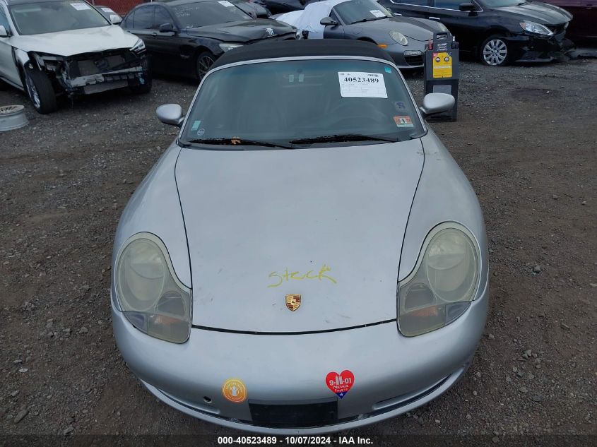 2002 Porsche Boxster S VIN: WP0CB29862U661989 Lot: 40523489