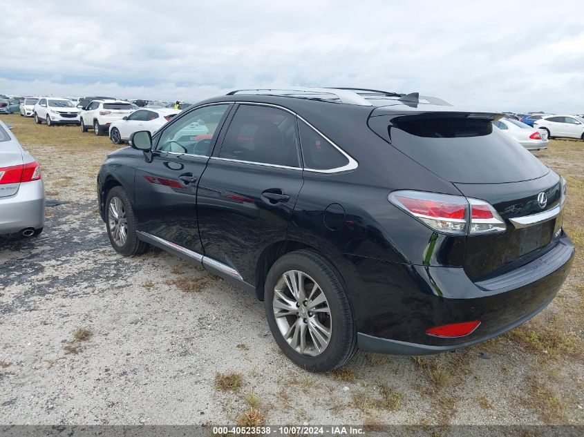 VIN 2T2ZK1BA0EC133623 2014 LEXUS RX 350 no.3