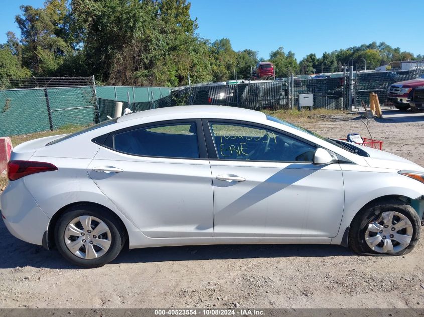 5NPDH4AE4GH668778 2016 Hyundai Elantra Se