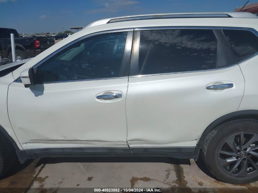 2016 Nissan Rogue Sl VIN: 5N1AT2MT7GC865368 Lot: 40523582