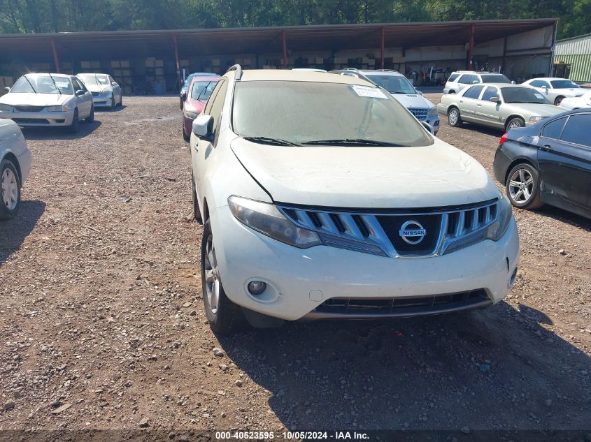 JN8AZ1MW6AW101450 2010 Nissan Murano Sl