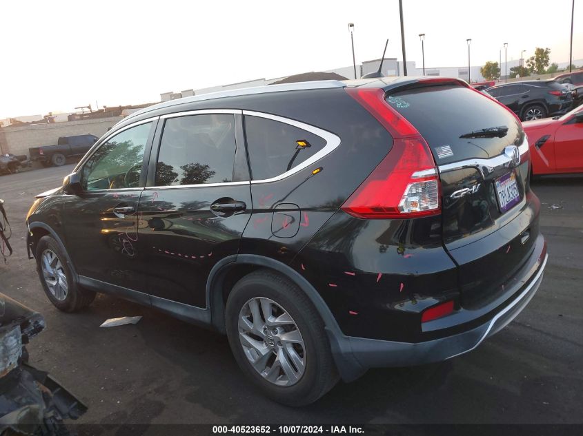 2015 Honda Cr-V Ex-L VIN: 2HKRM3H7XFH527313 Lot: 40523652