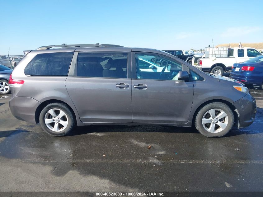 5TDKK3DC4DS342532 2013 Toyota Sienna Le V6 8 Passenger