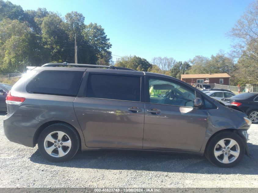 5TDKK3DC0DS379867 2013 Toyota Sienna Le V6 8 Passenger