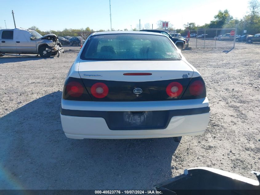 2G1WF52E659220280 2005 Chevrolet Impala