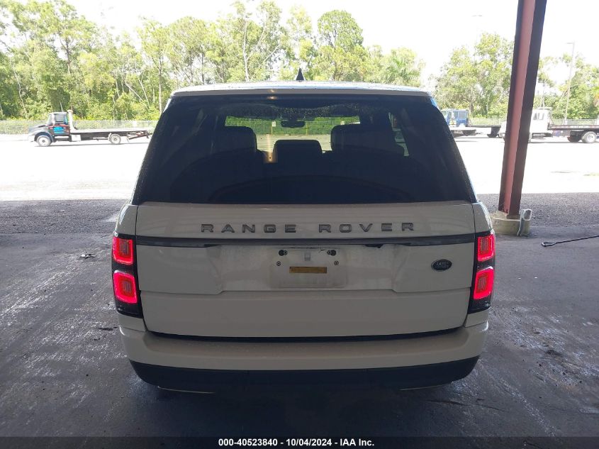 2020 Land Rover Range Rover VIN: SALGR2SU6LA599252 Lot: 40523840