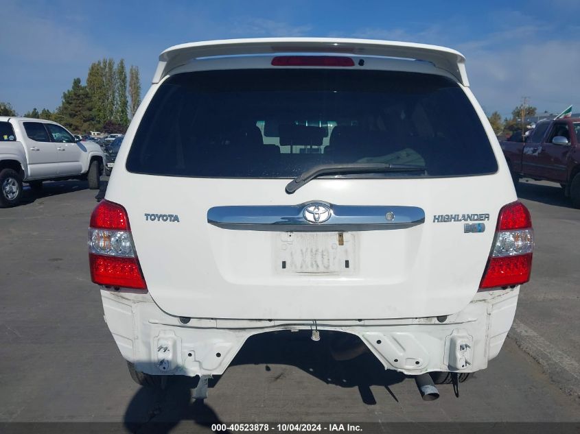 JTEDW21A070020175 2007 Toyota Highlander Hybrid Limited V6