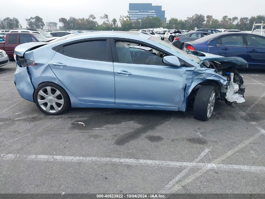 KMHDH4AE9CU204221 2012 Hyundai Elantra Limited (Ulsan Plant)