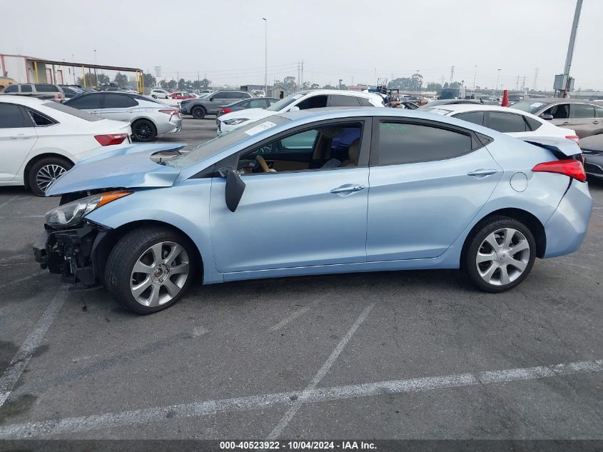 KMHDH4AE9CU204221 2012 Hyundai Elantra Limited (Ulsan Plant)
