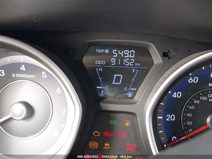 KMHDH4AE9CU204221 2012 Hyundai Elantra Limited (Ulsan Plant)