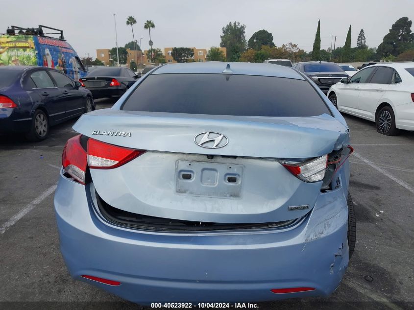 KMHDH4AE9CU204221 2012 Hyundai Elantra Limited (Ulsan Plant)