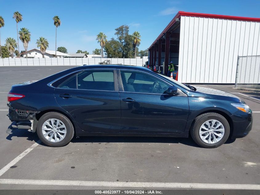 2015 Toyota Camry Hybrid Le VIN: 4T1BD1FK0FU163806 Lot: 40523977