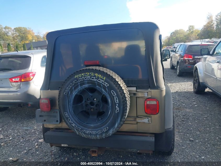 2003 Jeep Wrangler Sport VIN: 1J4FA49S23P302754 Lot: 40523994