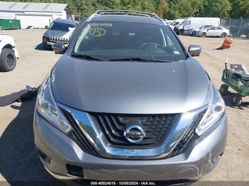 5N1AZ2MG7JN105986 2018 Nissan Murano S/Sl/Sv/Platinum