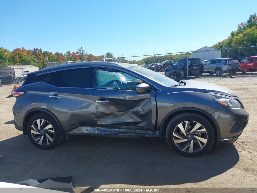 5N1AZ2MG7JN105986 2018 Nissan Murano S/Sl/Sv/Platinum