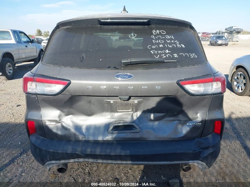 2022 FORD ESCAPE SE - 1FMCU9G69NUB87735