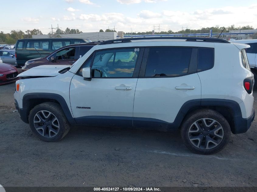 2016 Jeep Renegade Latitude VIN: ZACCJBBT3GPC99680 Lot: 40524127